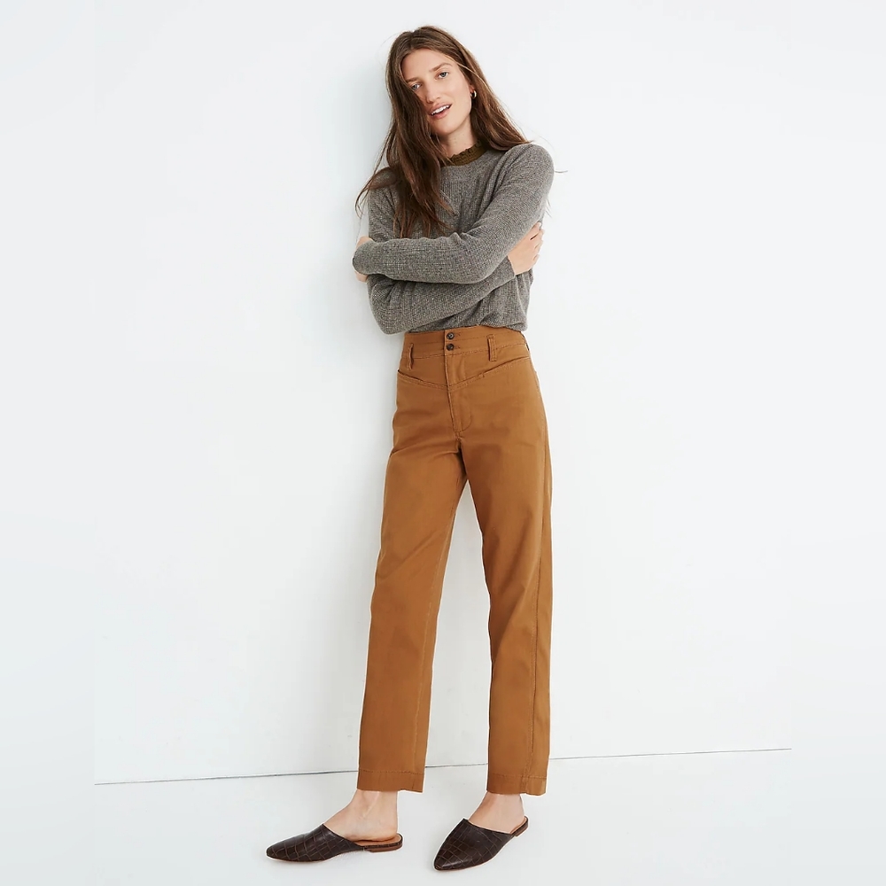 Madewell tapered pants: pieces yolk edition